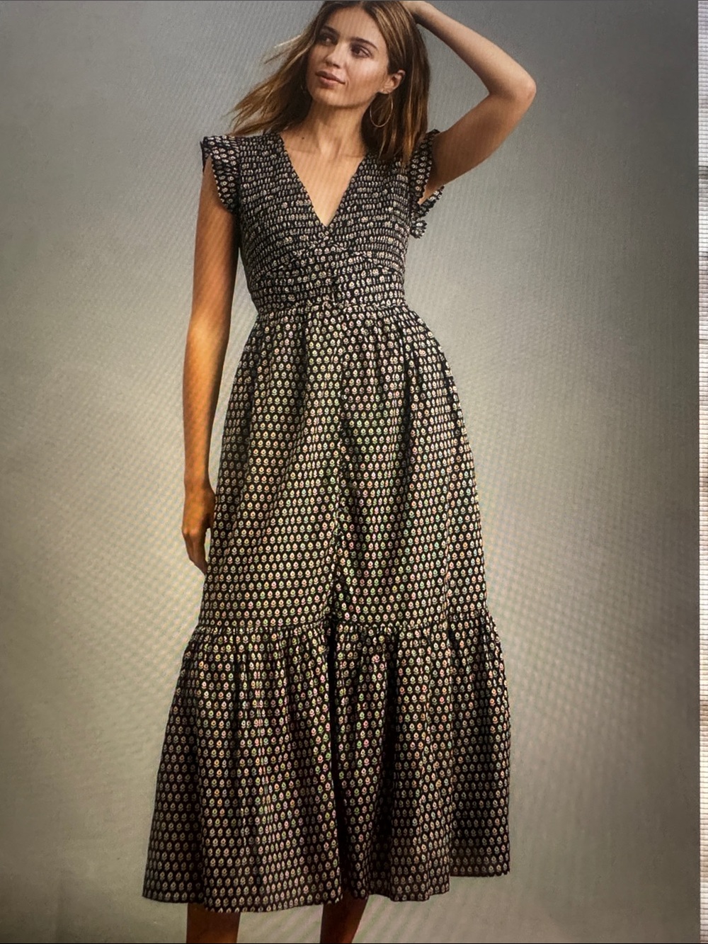 Anthropologie Peregrine Midi Dress XS